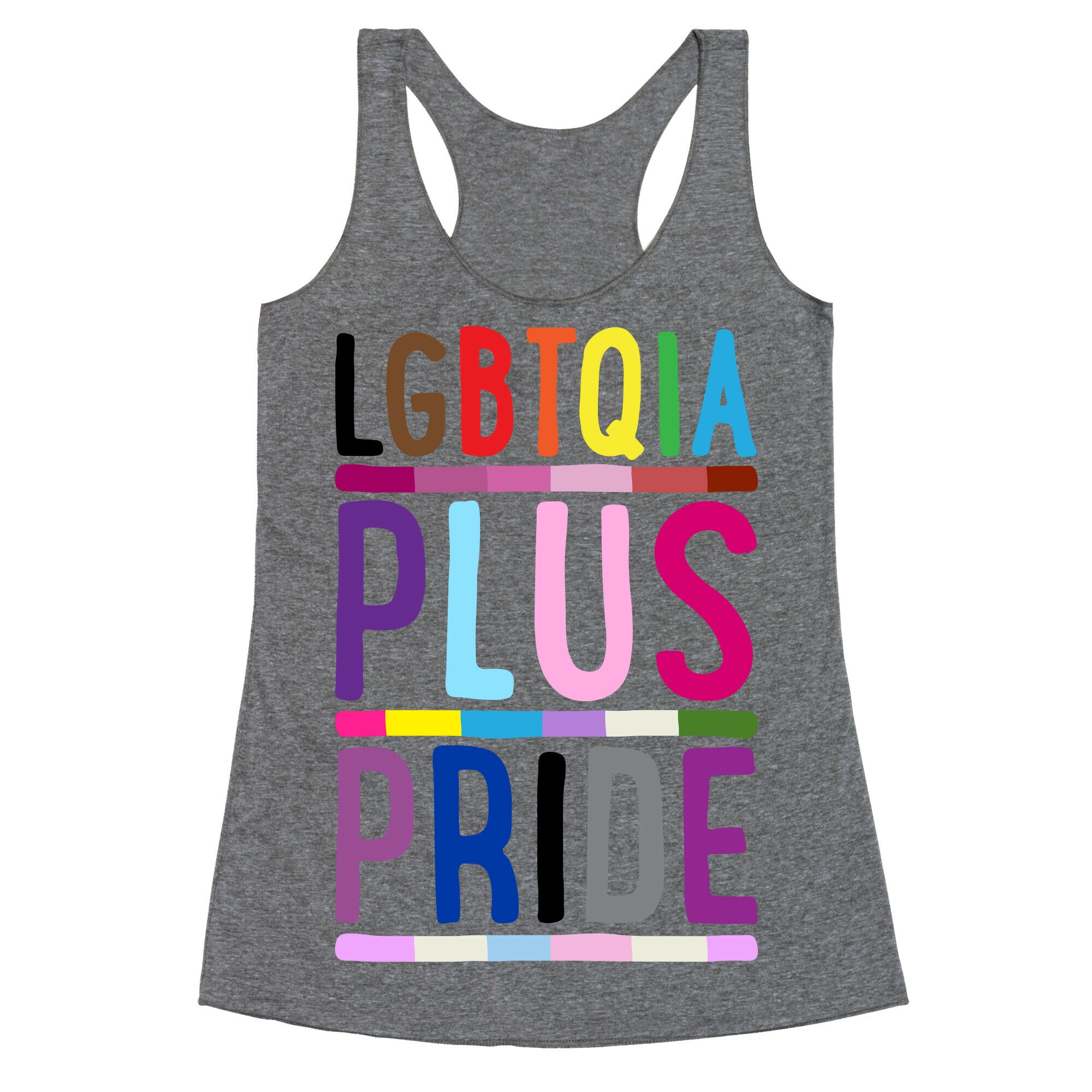 LGBTQIA Plus Pride Racerback Tank